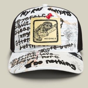 GOORIN BROS NEW YEAR, SAME ME NO RESOLUTIONS SLOTH CAP HAT FRIDAY DROP 1.2.26